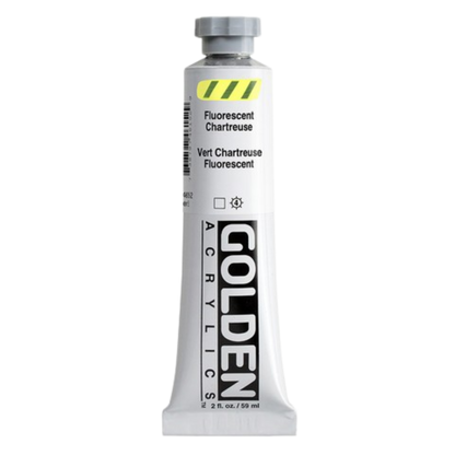 Heavy Body Acrylic 2oz Fluorescent Chartreuse
