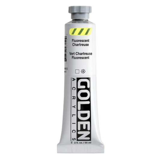 Heavy Body Acrylic 2oz Fluorescent Chartreuse