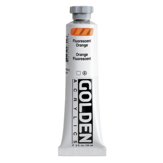 Heavy Body Acrylic 2oz Fluorescent Orange