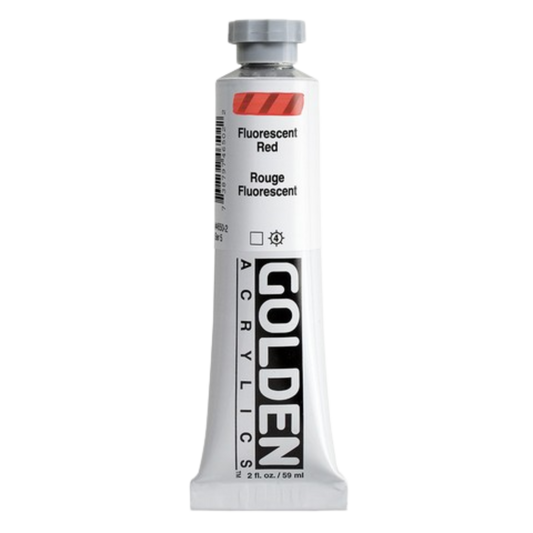 Heavy Body Acrylic 2oz Fluorescent Red
