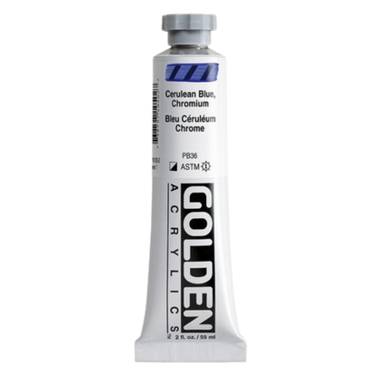 Heavy Body Acrylic 2oz Cerulean Blue Chromium
