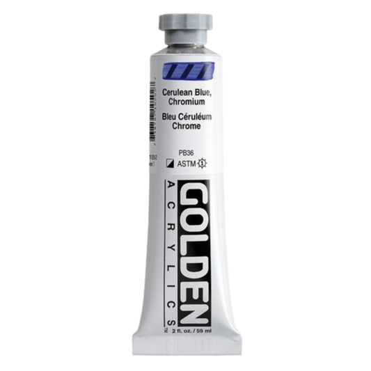 Heavy Body Acrylic 2oz Cerulean Blue Chromium