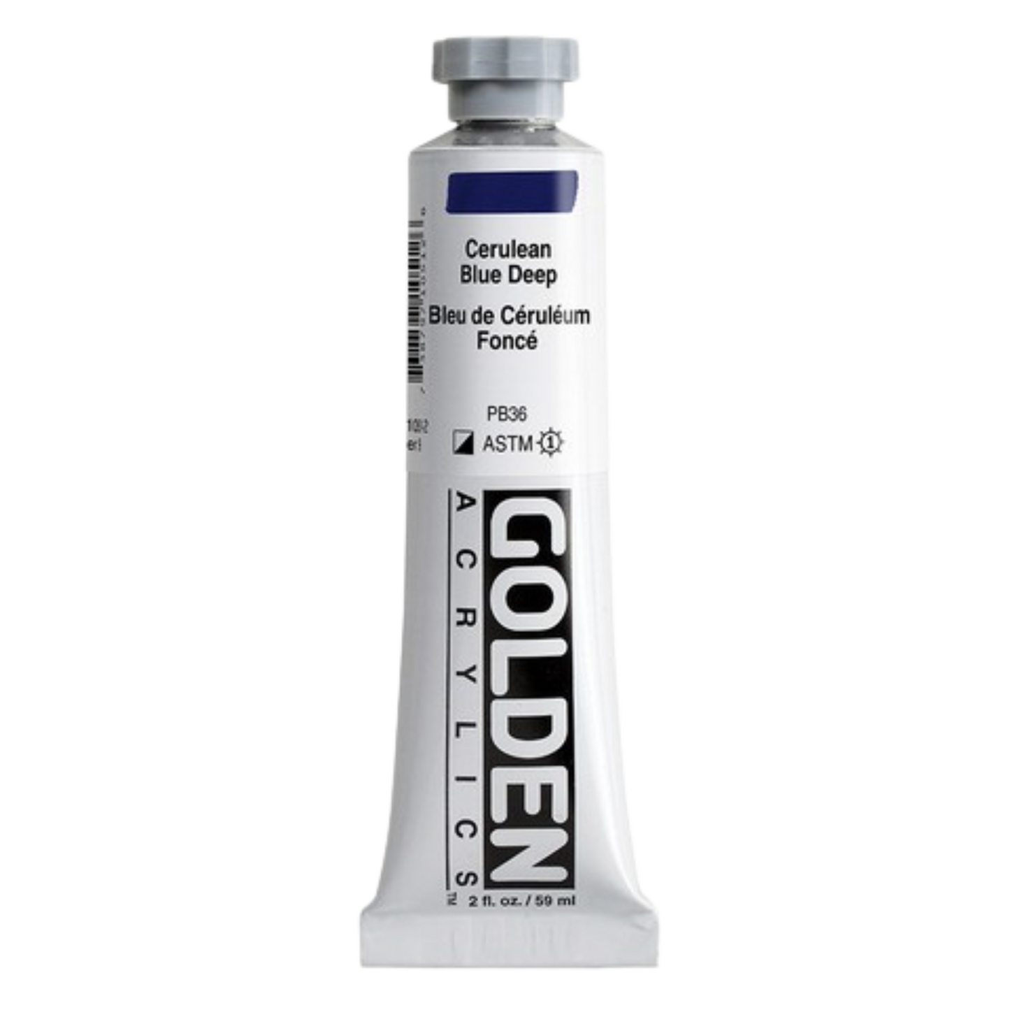 Heavy Body Acrylic 2oz Cerulean Blue Deep