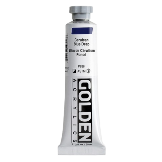 Heavy Body Acrylic 2oz Cerulean Blue Deep