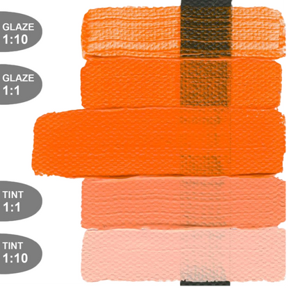 Heavy Body Acrylic 2oz Cadmium Orange