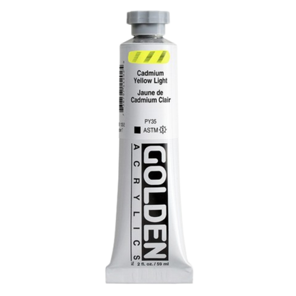 Heavy Body Acrylic 2oz Cadmium Yellow Light