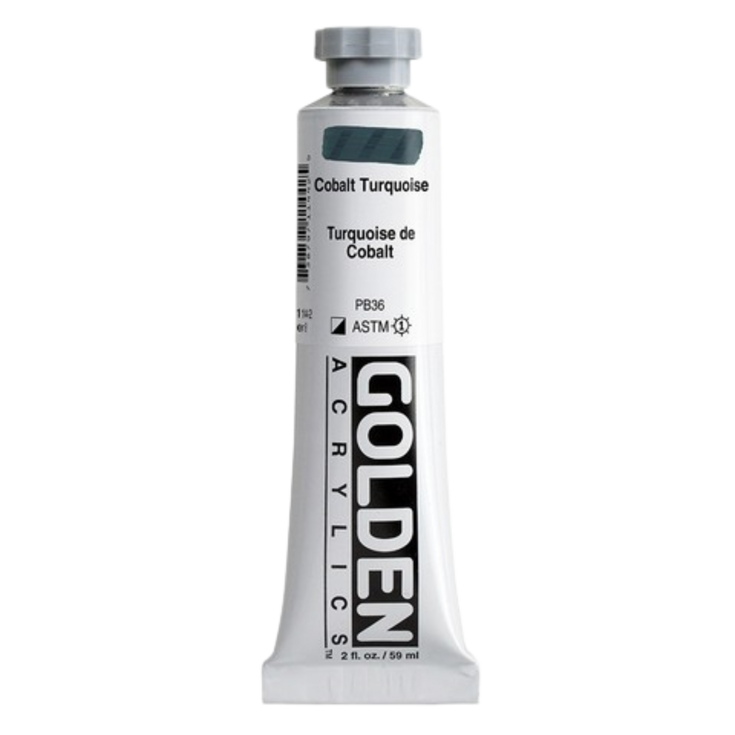 Heavy Body Acrylic 2oz Cobalt Turquoise
