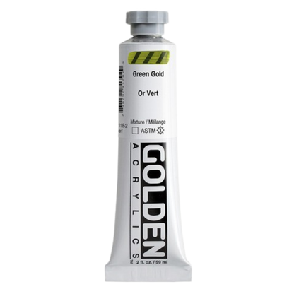 Heavy Body Acrylic 2oz Green Gold