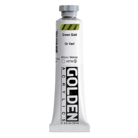 Heavy Body Acrylic 2oz Green Gold