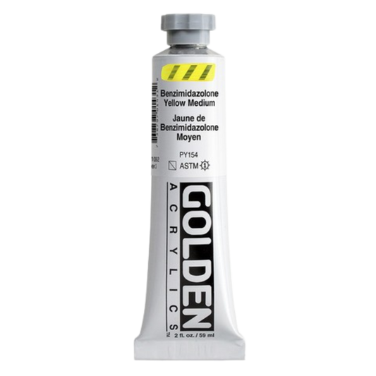Heavy Body Acrylic 2oz Benzimidazolone Yellow Medium