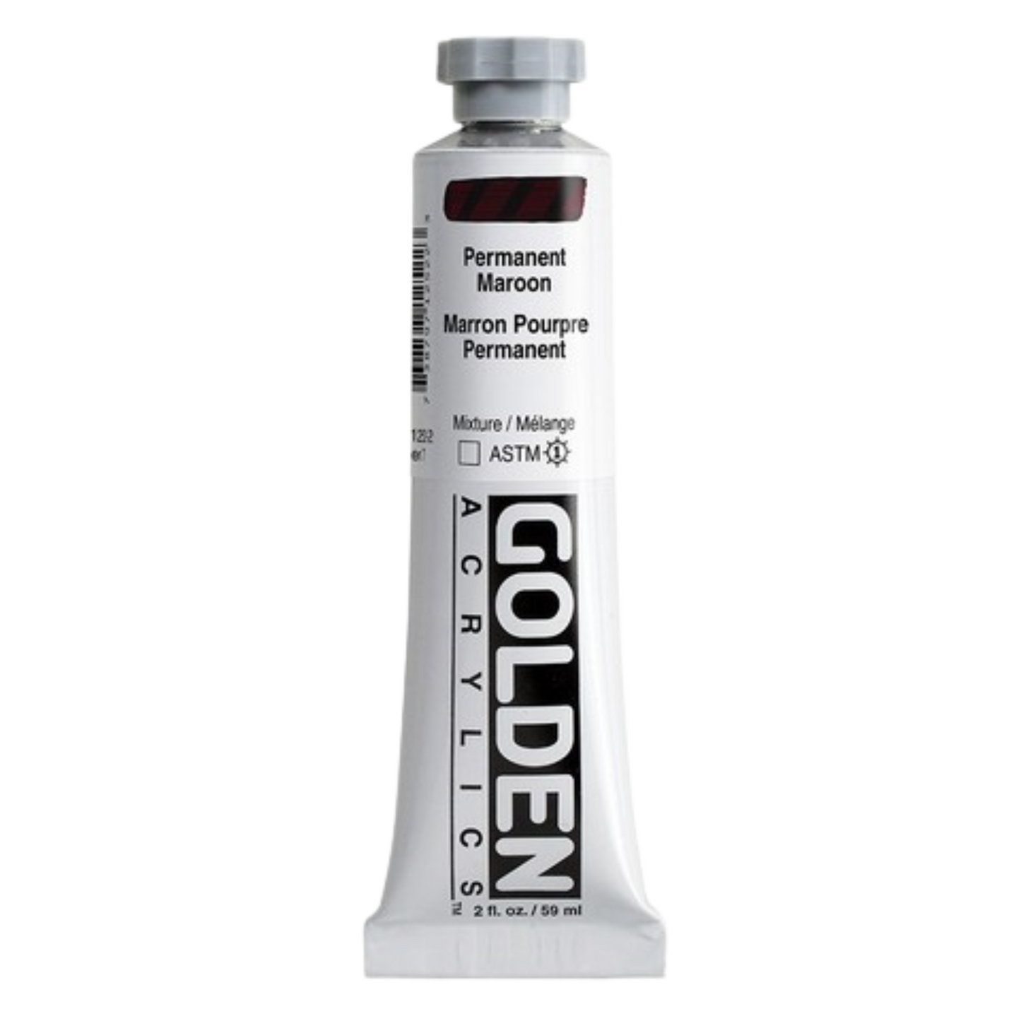 Heavy Body Acrylic 2oz Permanent Maroon