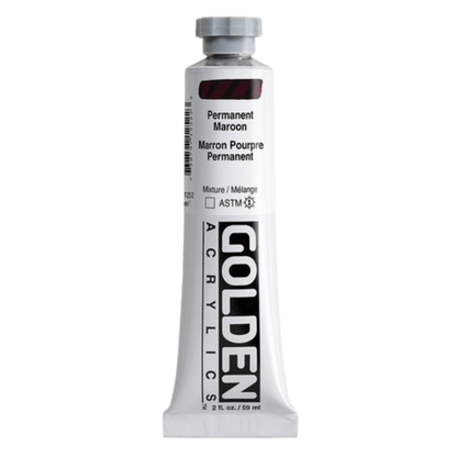 Heavy Body Acrylic 2oz Permanent Maroon