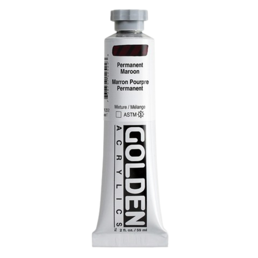 Heavy Body Acrylic 2oz Permanent Maroon