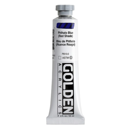 Heavy Body Acrylic 2oz Phthalo Blue Red Shade