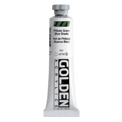Heavy Body Acrylic 2oz Phthalo Green Blue Shade