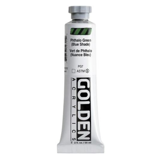 Heavy Body Acrylic 2oz Phthalo Green Blue Shade