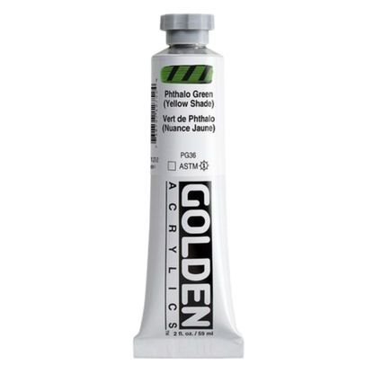 Heavy Body Acrylic 2oz Phthalo Green Yellow Shade