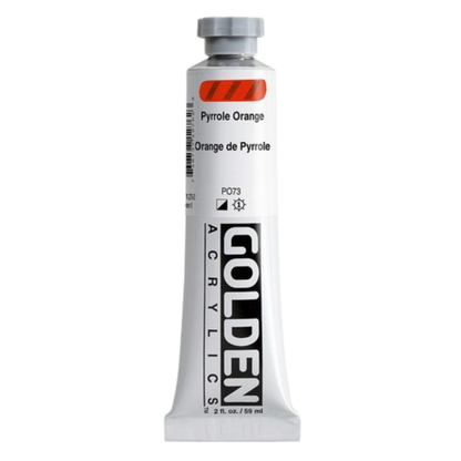 Heavy Body Acrylic 2oz Pyrrole Orange
