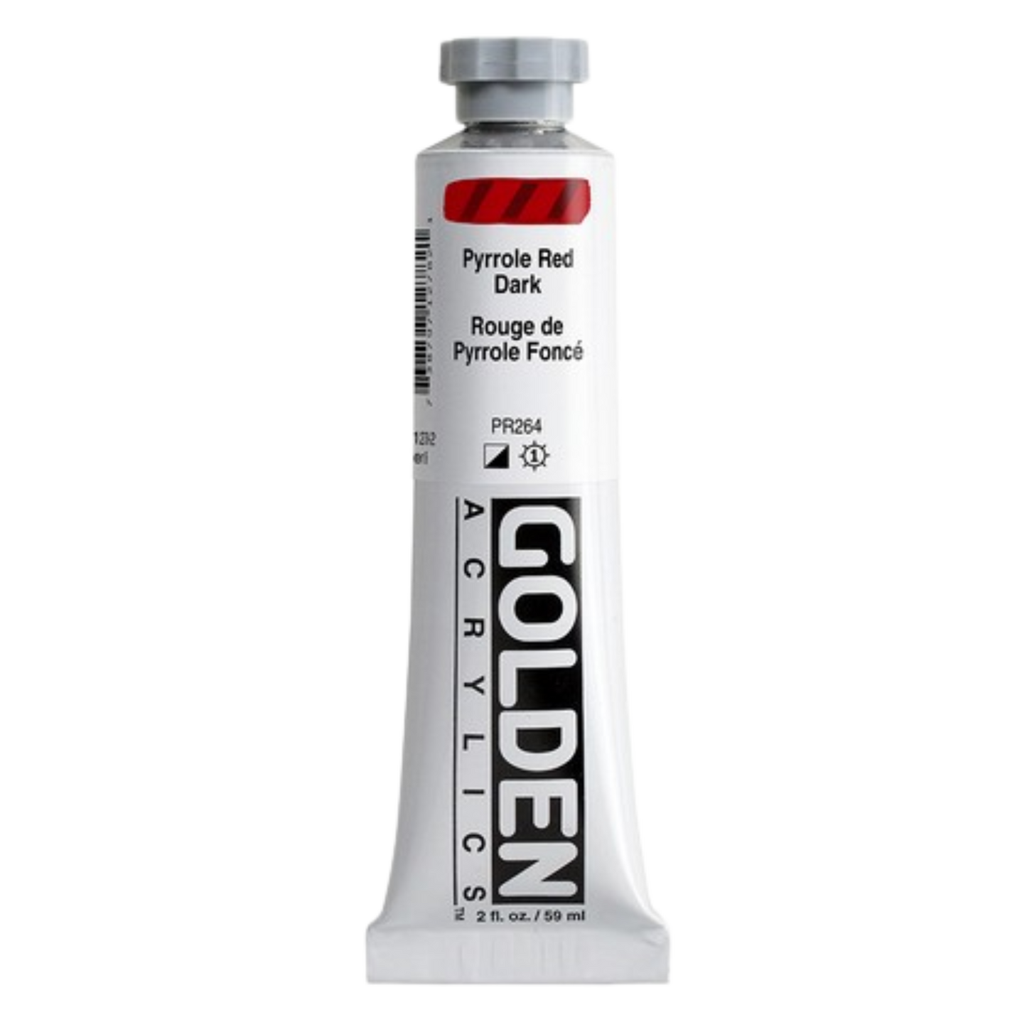 Heavy Body Acrylic 2oz Pyrrole Red Dark
