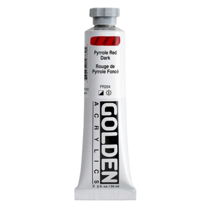 Heavy Body Acrylic 2oz Pyrrole Red Dark
