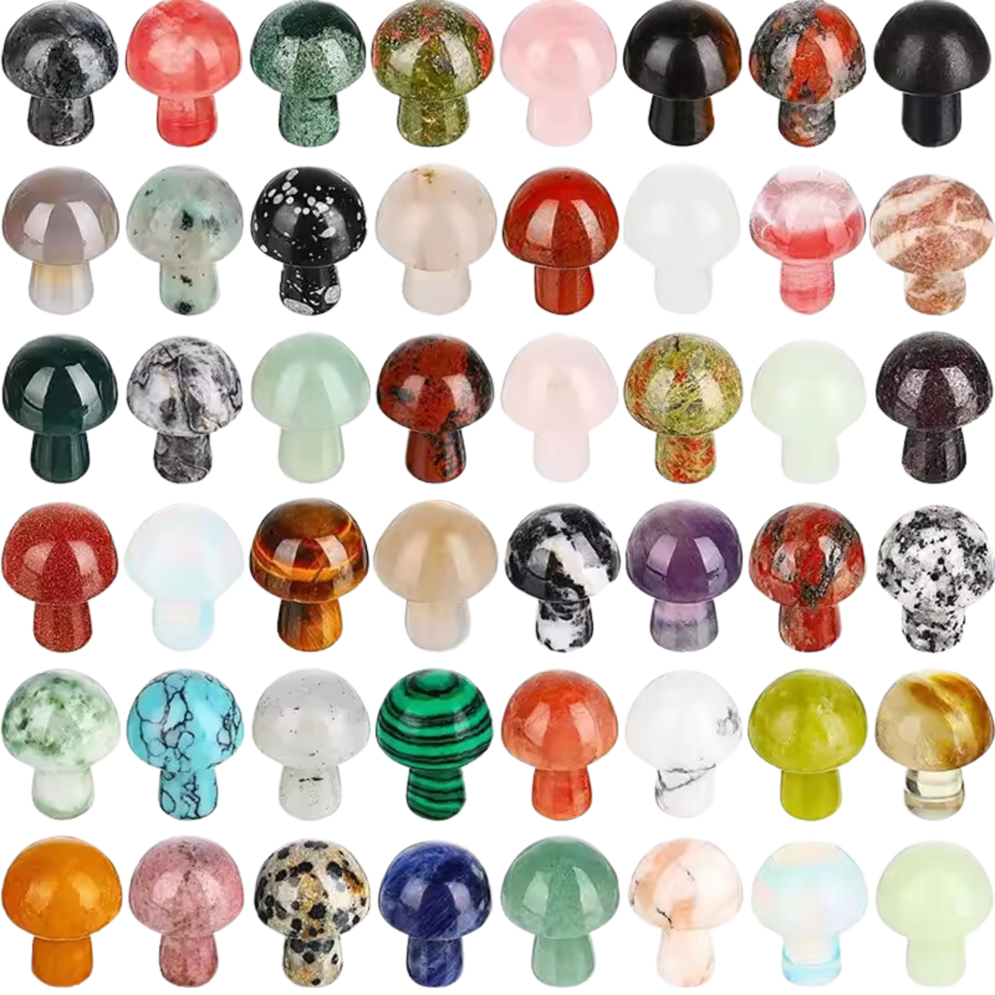 Gemstone Mini Mushroom Crystal