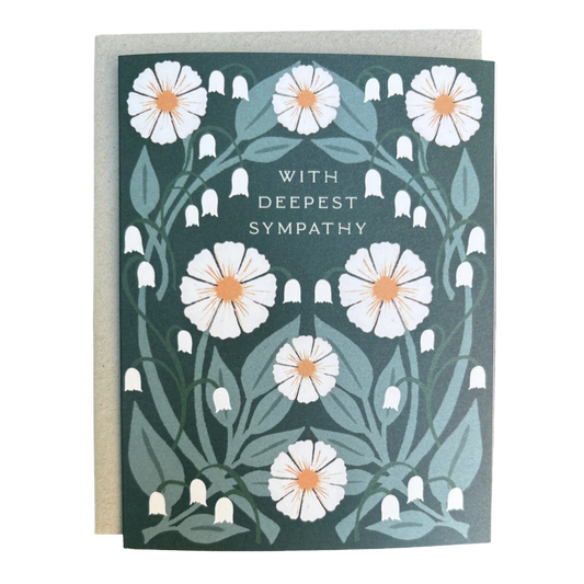 "With Deepest Sympathy" Greeting Card - OP76