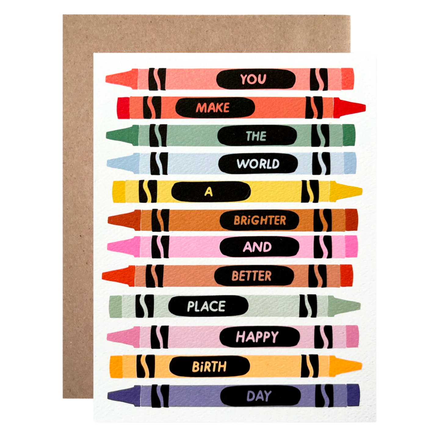 Brighter and Better Birthday Crayons