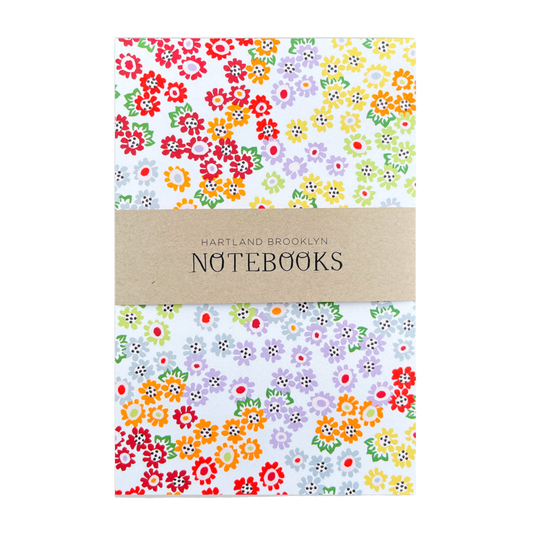 2 Pack Tiny Floral and Poppy Notebook Set