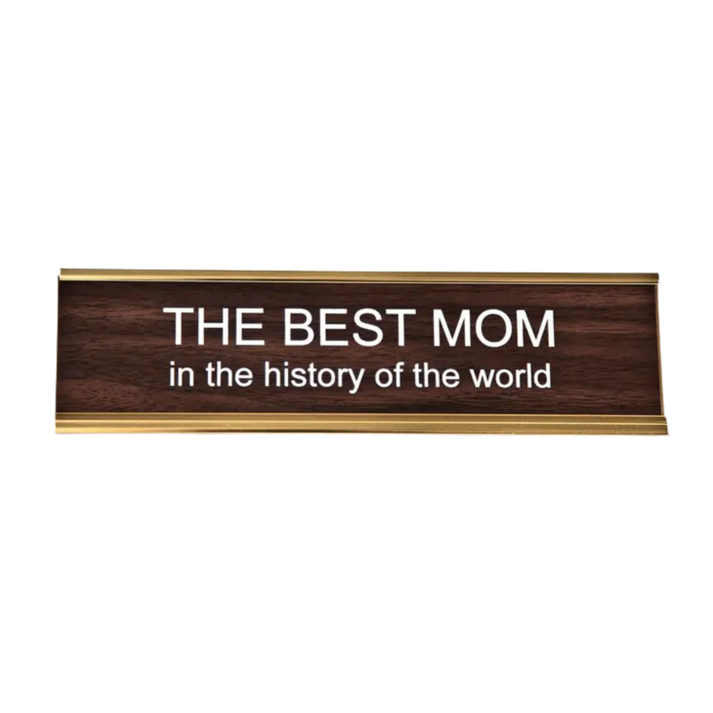 THE BEST MOM in the history of the world Nameplate