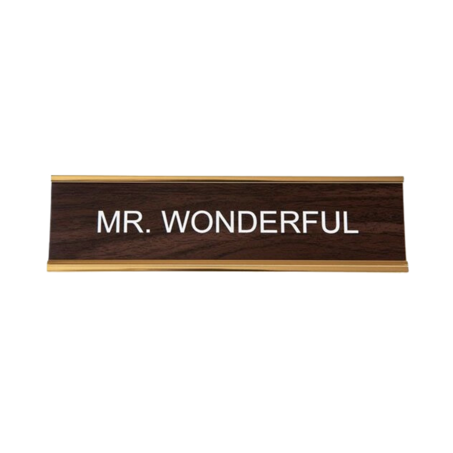 Mr. Wonderful Nameplate