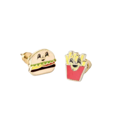 Burger & Fries Earrings