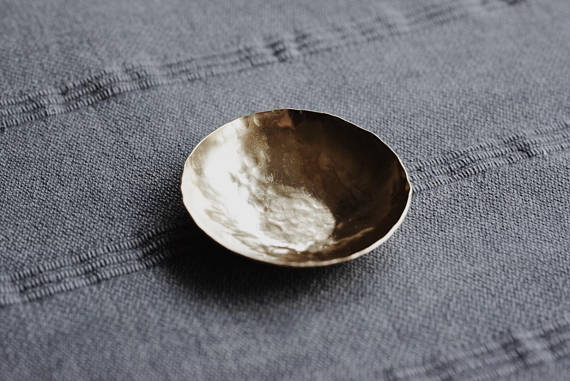 Brass Salt Cellar/ Ring Dish
