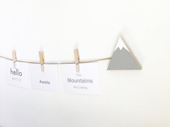 Mountain Art Display