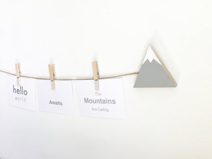 Mountain Art Display
