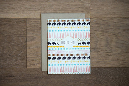 Thank You Southwestern Greeting Card