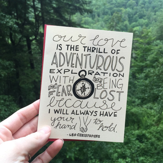 Adventure Exploration Card