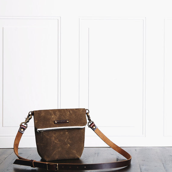 Waxed Canvas Field Satchel