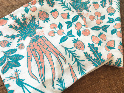 Fruit & Veggies Set of 2 Tea Towels
