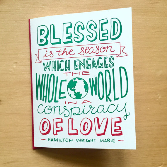 Blessed is the Season Card  8-pack