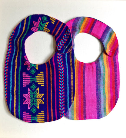 Baby Bib Mexican Cambaya Serape Assorted Colors