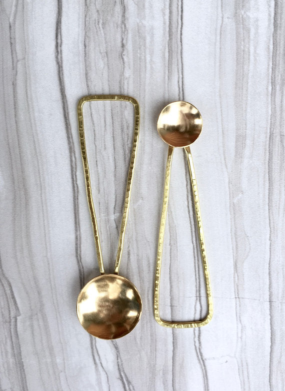 Deluxe Brass Mini Salt Spoon