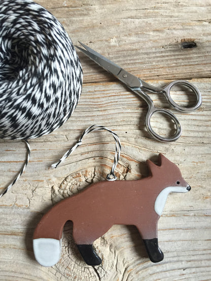 Fox Pottery Ornament