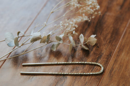 Hali  Brass Bun Pin