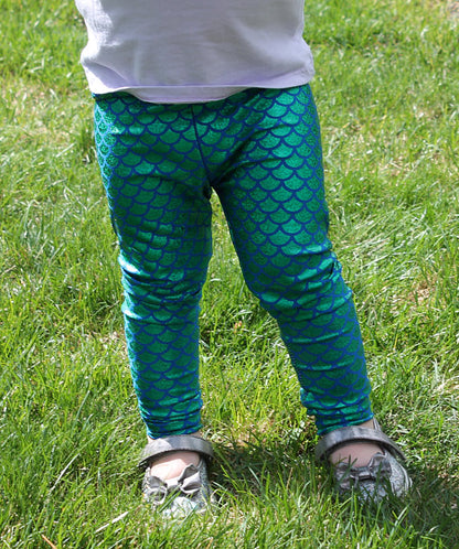 Girls Little Mermaid Leggings