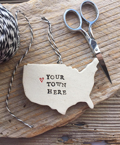 Local City Pottery Ornament
