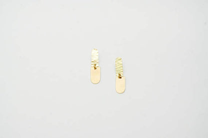 Vedette Brass Earrings