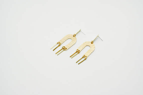 Veila Brass Earrings