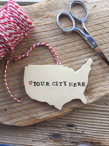 Local City Pottery Ornament