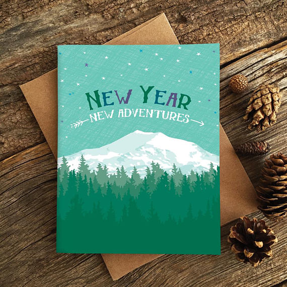 New Year New Adventure Card
