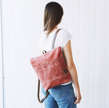 Waxed Canvas Backpack
